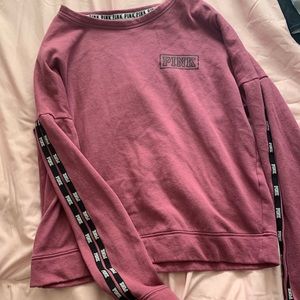 Pink crew neck sweater